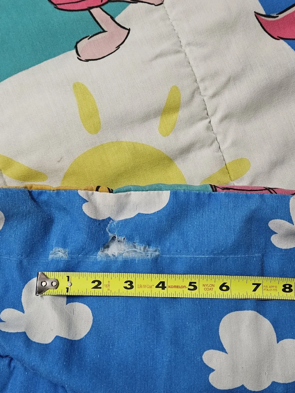 Vintage 90s Disney Winnie The Pooh Piglet Reversible Twin Comforter + Sheet Set